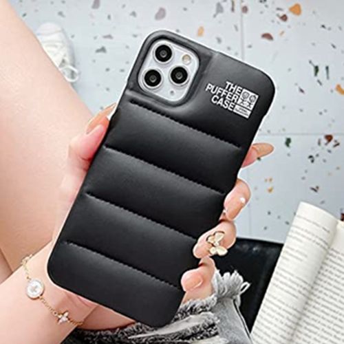 Black Puffy iPhone Case