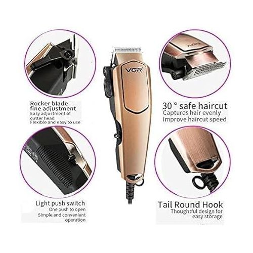 product_image_name-VGR-VGR في جي ار V-131 ماكينة قص الشعر الاحترافية بسلك تيار متردد للرجال-7