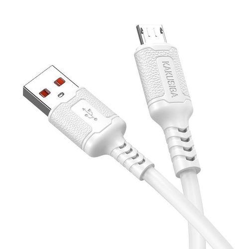 product_image_name-Kakusiga-Silicone Charging Cable – 1 m – USB to Micro – 3A  -3