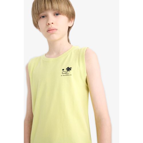 product_image_name-Defacto-Boy Crew Neck Regular Fit Athlete - Lt.Green-1