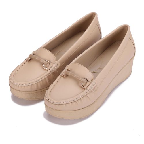 product_image_name-Generic-حذاء نسائي جلد مريح بكعب مسطح وتصميم عملي بدون أربطة-2