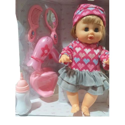 Generic Cufan Sweet Baby Doll Set For Girls New Winter Version Pink Color Best Price Online Jumia Egypt