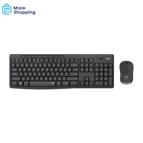 اشتري Logitech MK295 Silent Wireless Mouse And Keyboard Combo - Gray في مصر