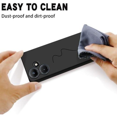 product_image_name-Generic-(Infinix Hot 30i ) جراب حماية خلفي من السيليكون السائل المقاوم للصدمات مبطن بالفرو الداخل وغطاء كامل للكاميرات متوافق مع هاتف انفنيكس هوت (اسود) -4