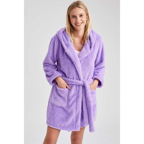 product_image_name-Defacto-Woman Regular Regular Fit Robe - Lt.Lilac-1