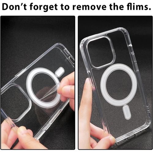 product_image_name-Generic-جراب مغناطيسي شفاف من Whidge لهاتف iPhone 14 Pro Max متوافق مع تقنية MAG-Seveal بمقاس 6.7 بوصة مع مغناطيس سيليكون ناعم مدمج ومضاعف حراري من البولي يوريثين-4