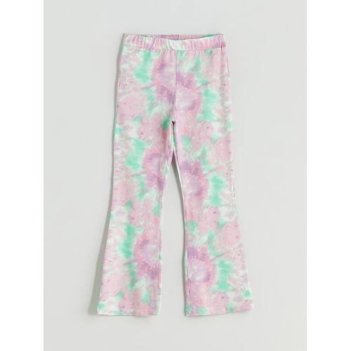Elastic Waist Batik Patterned Spanish Leg Girl's Tights