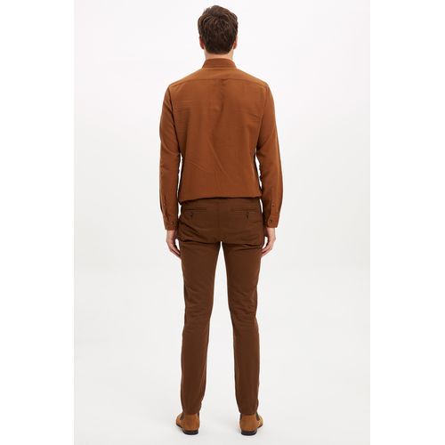 Defacto Man Woven Bottom Trousers - Brown