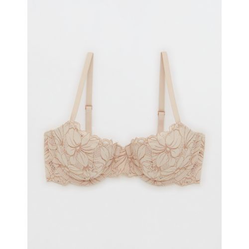 Aerie Real Power Balconette Beach Daze Lace Bra