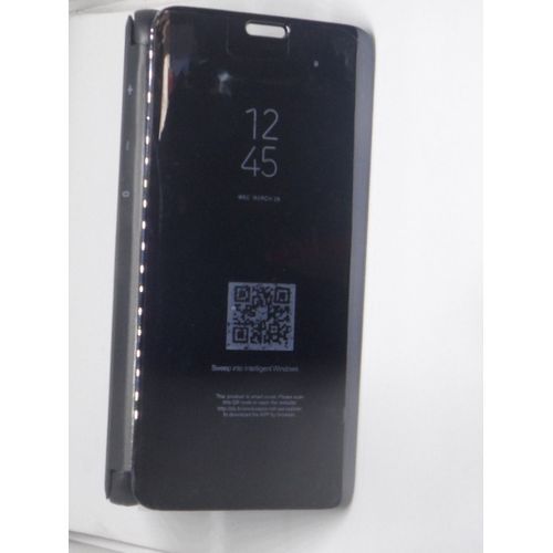 product_image_name-Generic-جراب كلير فيو لهاتف شاومي ريدمي مي نوت ١٠ لايت ، أسود-1