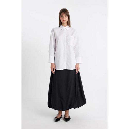 product_image_name-Defacto-Woman Balloon Woven Skirt - Black-2