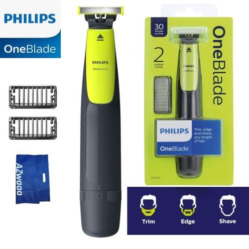 اشتري Philips OneBlade QP2510 - Wet & Dry Electric Shaver + Azwaaa Bag في مصر