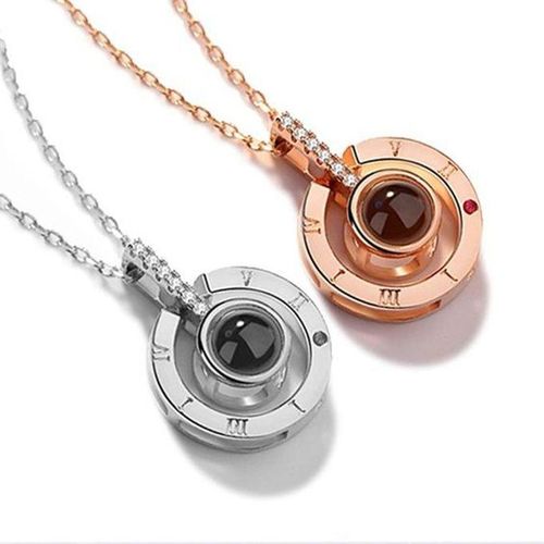 Rose gold & silver 100 languages i love you top