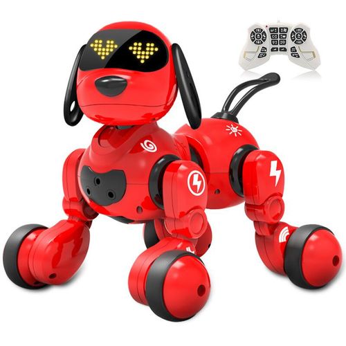 Buy Funny RC Electronic Dog Stunt Dog Voice Command Touch-sense Music Song  Dog Control Toys for Boys Girls Children's Toys in Egypt