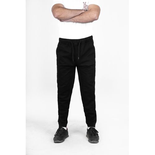 اشتري Pavone Trendy Casual Pants With Hem - Black في مصر