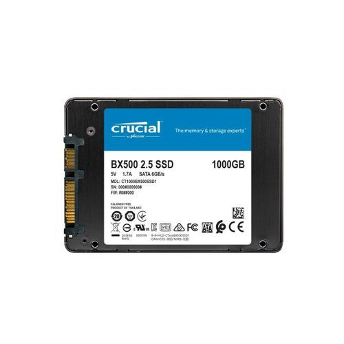 Crucial Bx500 Sata 6gb S Internal 2 5 Inch Ssd For Laptop And Pc 1000gb الصفقات