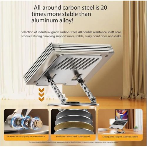 product_image_name-Generic-Aluminium laptop stand  - Silver-3