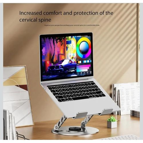 product_image_name-Generic-Aluminium laptop stand  - Silver-5