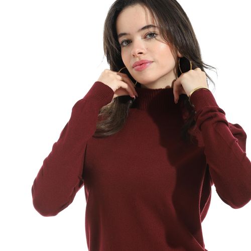 product_image_name-Menta By Coctail-بلوفر تريكو مضلع- 17383-نبيتي -4