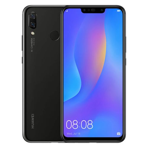 Huawei Nova 3i - 6.3 بوصة 128 جيجا بايت موبايل- أسود