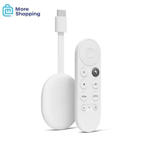 Buy Google Chromecast With Google TV, 4K With Remote Streaming Device - White in Egypt
