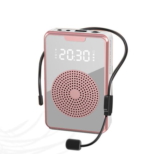 Buy Portable Voice Amplifier for Teachers with Microphone Headset,Rechargeable Speaker for Training,Tour Guide,Classroom in Egypt