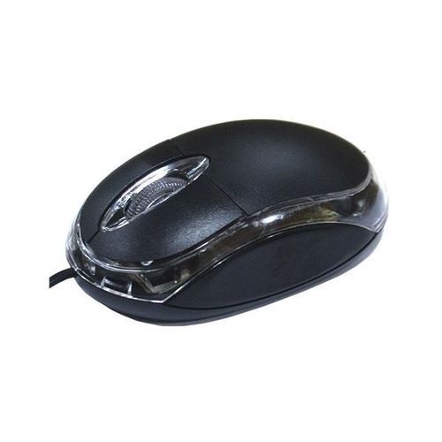 Camille - Mouse 3D / 1000 dpi con Cavo USB, Nero