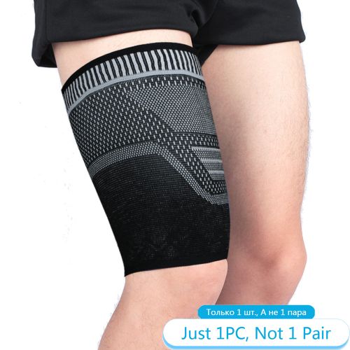 Generic (1 Piece - Pink)Tcare Thigh Compression Sleeve Pain Relief Recovery  Guard Protector Pad, Sport Leg Support Bandage Protector Muscle Strain DON  @ Best Price Online