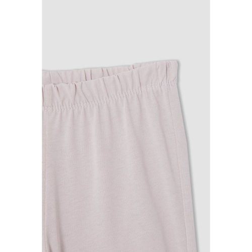 product_image_name-Defacto-Girl Regular Fit Knitted Pyjamas - Lt.Lilac-4