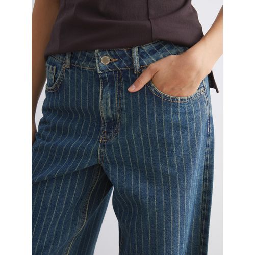 product_image_name-LC Waikiki-Straight Fit Striped Women's Jeans-3
