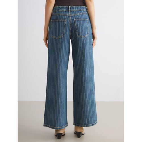 product_image_name-LC Waikiki-Straight Fit Striped Women's Jeans-4
