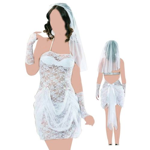 Buy Lace Babydoll - White in Egypt