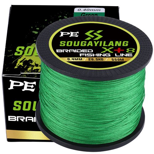 Generic Fishing Line Multifilament PE Braided Fishing Line 8 Snd Green @  Best Price Online