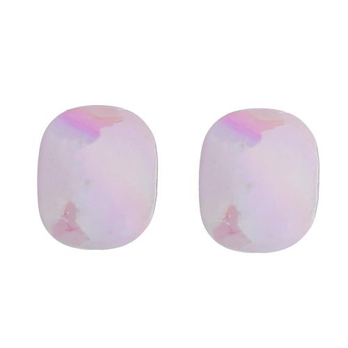 product_image_name-3Diamonds-Women's Plastic Stud Earrings - Light Mauve BoxHO-41-1