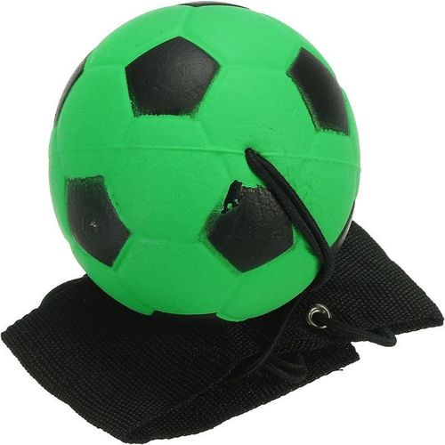 product_image_name-Generic- 2.5 Inch Sports Wrist Ball Soccer Rubber Rebound Wristband Wrist Return Ball Sport on A String for Exercise  Green-1