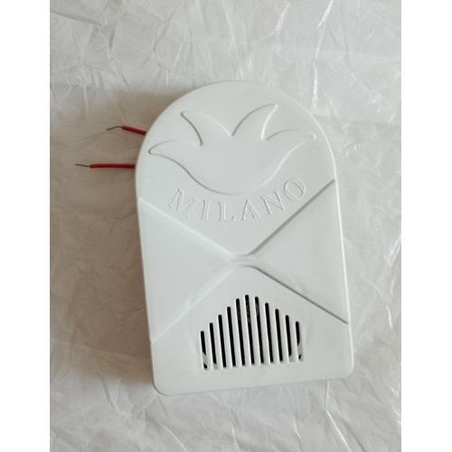 product_image_name-Generic-جرس باب شقة - موصل بسلك كهربي - بنغمات عصفوره - تصميم راقي - لون أبيض-1