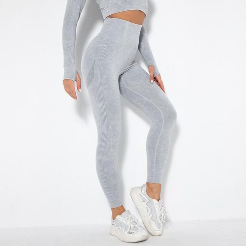 Generic High Waist Peach Hip Seamless Leggings Women's Tight Sandwash Quick  Dry Running Fitness Yoga Pants Size Extra Large @ Best Price Online