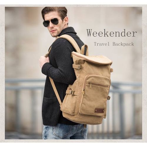 Vintage travel backpack cheap
