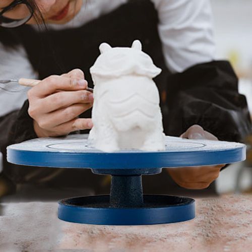 Pottery banding wheel for hand building and sculpting