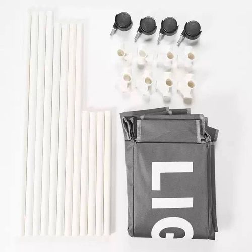 product_image_name-Generic-باسكت غسيل - سبت غسيل - مزود بعجل - قوائم معدن - 2 فتحة-4