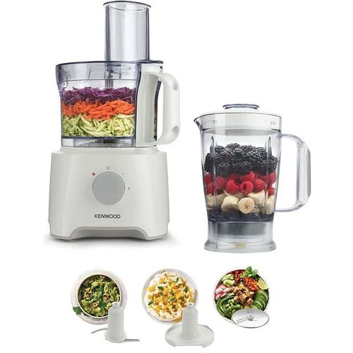 اشتري Kenwood FDP301.WH Multipro Compact Food Processor – 800W - 2.1 Liter في مصر