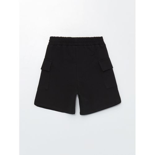 product_image_name-LC Waikiki-Elasticated Waist Basic Girl's Shorts-2