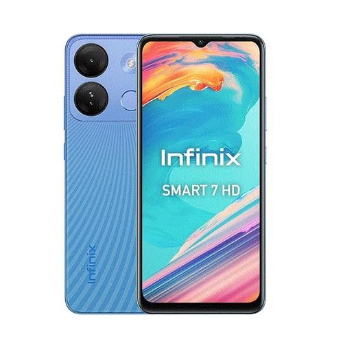 اشتري Infinix SMART 7 HD 4GB (2+2GB) RAM 64GB ROM SILK BLUE في مصر