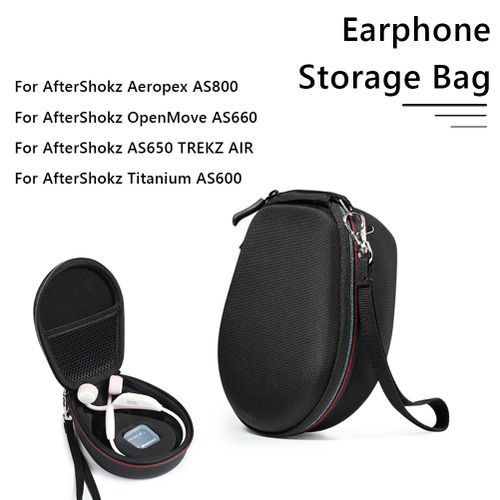Generic Black Earbuds Storage Carry Case Hard Bag Headset Box