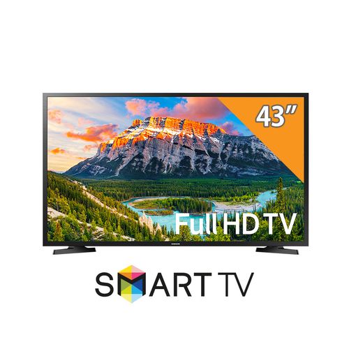 Samsung UA43N5300 تلفزيون ذكي 43 بوصة دقة Full HD مع رسيفر مدمج