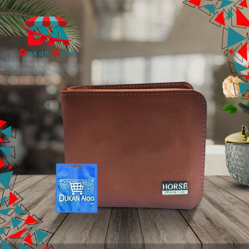 اشتري Imperial Horse Brown Wallet Leather + Gift Bag في مصر