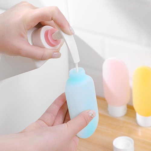 product_image_name-Generic-مجموعة زجاجات السفر، 3 قطع 60ML زجاجات السفر لأدوات التواليت طقم زجاجة تواليت مانعة للتسرب قابلة لإعادة الملء سيليكون قابل للضغط حاويات أدوات الزينة للسفر للأعمال أو السفر الشخصي-6