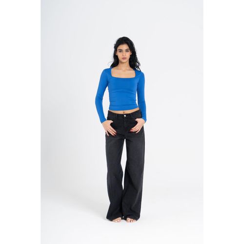 OUTDATED Square Neck Long Sleeve - Royal Blue - image 2