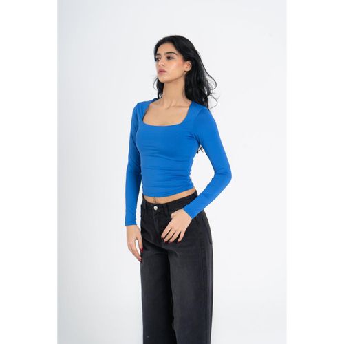 OUTDATED Square Neck Long Sleeve - Royal Blue - image 3