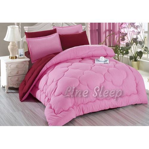 Buy Line Sleep Winter Quilt  (Pink*Dark Red) 220*235 Cm in Egypt